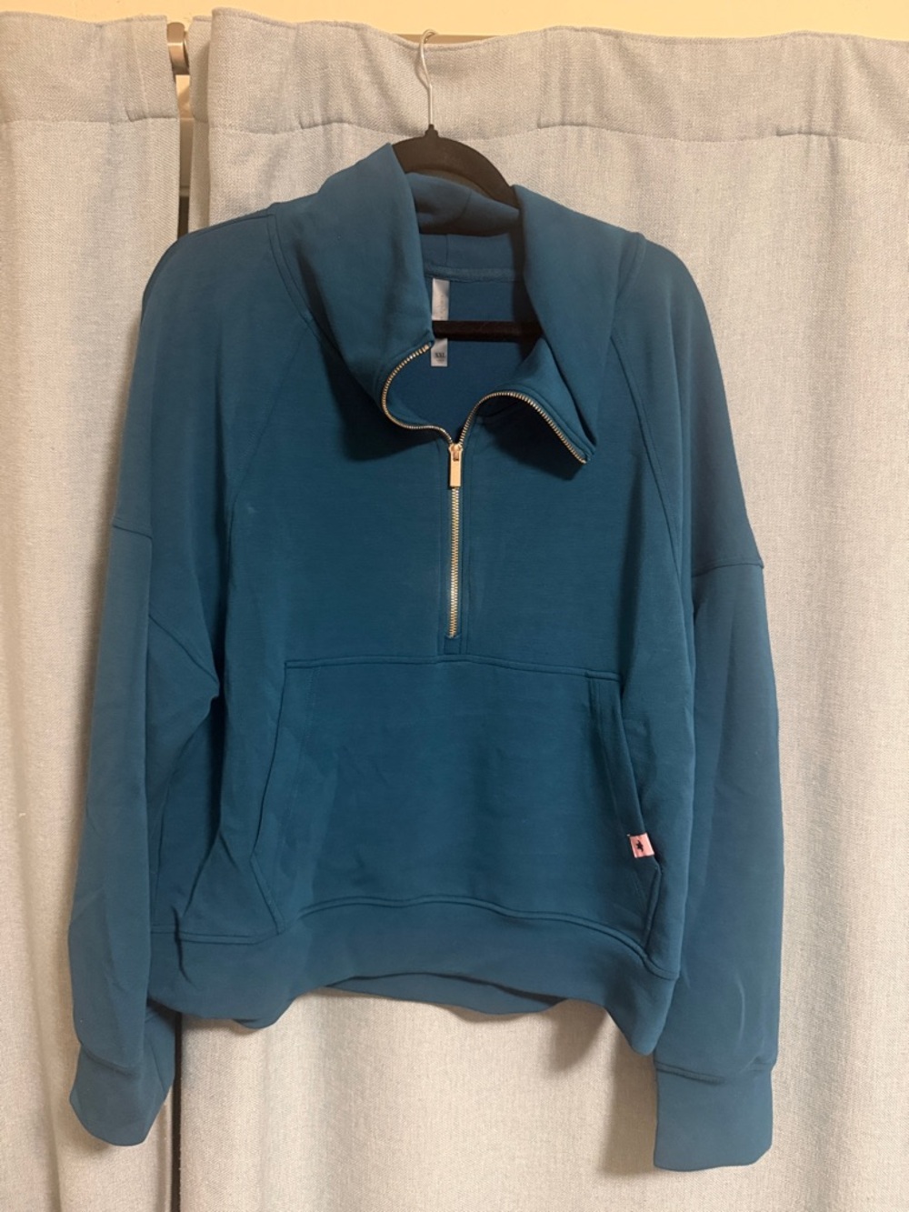 Simply Southern Teal Half-Zip Pullover Hoodie
